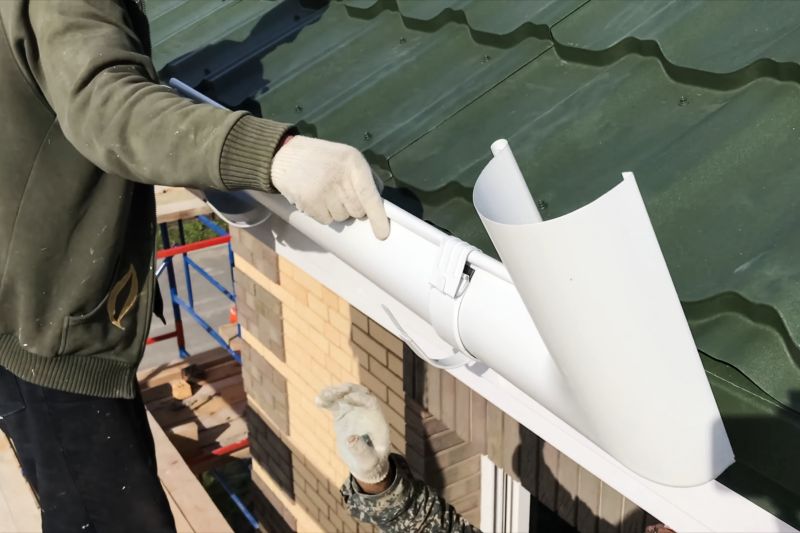 Vinyl Gutters in Action