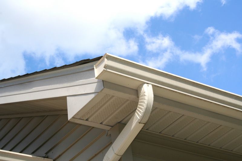 Gutter System on a Modern Home